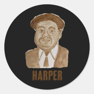 Redonda Michael S. Harper Pegatina