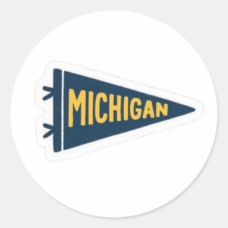 Redonda michigan! Pegatina