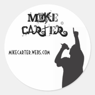 Redonda Mike Carter pegatina