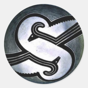 Redonda Mimbres pega al pegatina