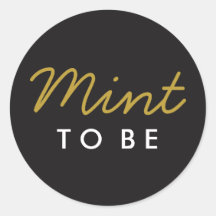 Mint to be Welcome Bag o Pegatina Favorito