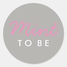 Mint to be Welcome Bag o Pegatina Favorito