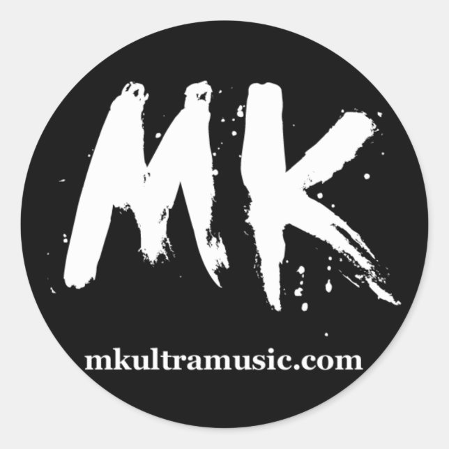 Redonda MKULTRA Music Round Pegatina #2 (Anverso)