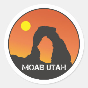 Redonda Moab Utah Pegatina