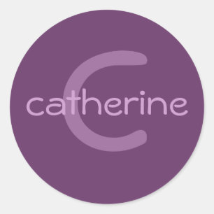 Redonda Monograma y Pegatina de nombres