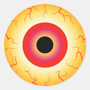 Redonda Monster Eye Pegatina