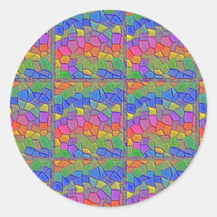 Redonda Mosaic Fantasy Pegatina