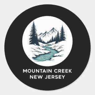 Redonda Mountain Creek New Jersey Pegatina
