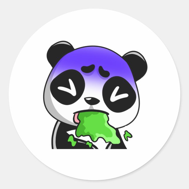 Redonda mr pegatina (Anverso)