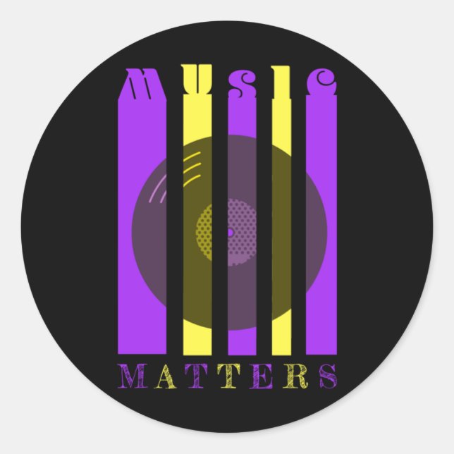 Redonda Music S Pegatina (Anverso)