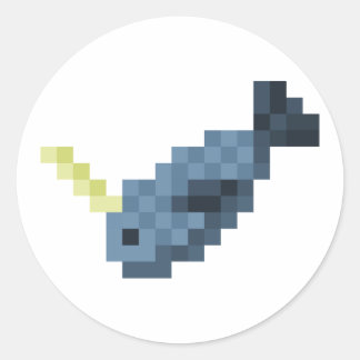 Redonda Narwhal Pegatina