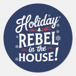 Redonda Navidad | Pegatina de Año Nuevo