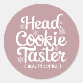 Redonda Navidad | Pegatina de Año Nuevo