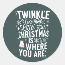 Navidad | Pegatina de Año Nuevo