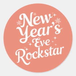 Redonda Navidad | Pegatina de Año Nuevo