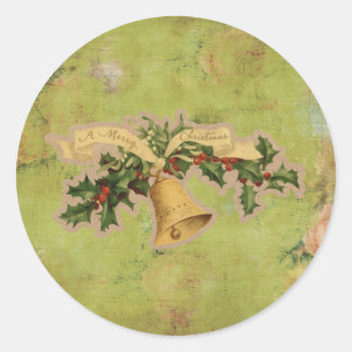 Redonda Navidades Bell pegatina