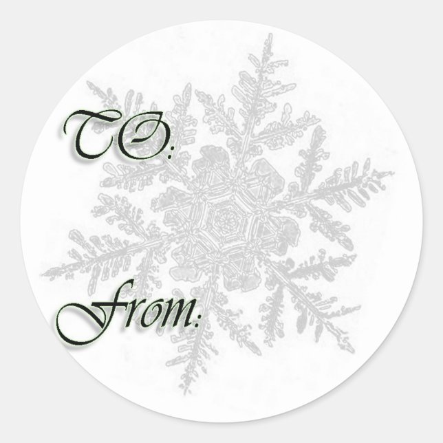 Redonda Navidades De Pegatina A (Anverso)