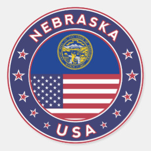Redonda Nebraska, caso de teléfono de Nebraska, pegatina d
