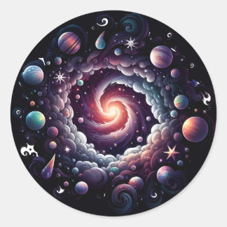 Redonda Nebula Cluster Wreath Pegatina