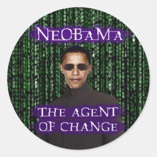 Redonda Neobama Pegatina