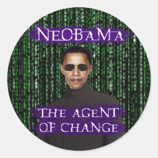 Redonda Neobama Pegatina