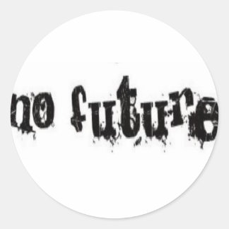 Redonda Ningún Pegatina futuro