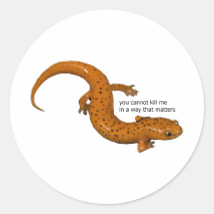 Redonda No Puedes Matarme De Una Manera Que Sea Pegatina