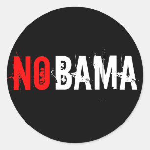 REDONDA NOBAMA PEGATINA