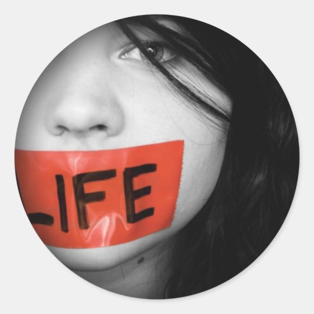 Redonda Nombre de su Pegatina (Anverso)