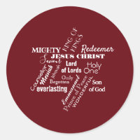 Nombres del Pegatina de Navidad de Jesús