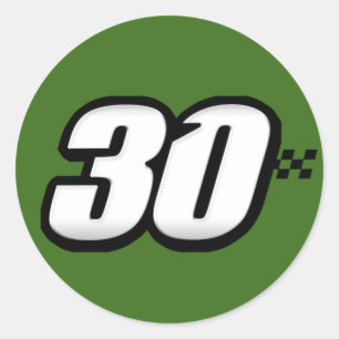 Redonda Número 30 - Pegatina