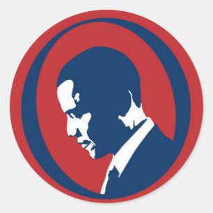 Redonda Obama: El bio pegatina de O