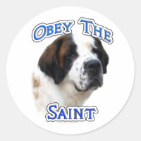 Obedece al Santo Pegatina