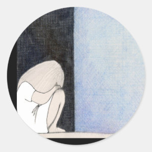 Redonda Ocultar Pegatina