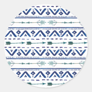 Redonda Oh Boy Tribal Pegatina