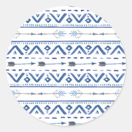 Redonda Oh Boy Tribal Pegatina