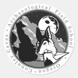 Redonda Ol' Willard, el pegatina redondo de Coyote