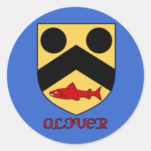 Redonda Oliver Family Shield Pegatina