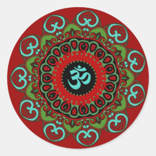 Redonda Om of Chaos Pegatina