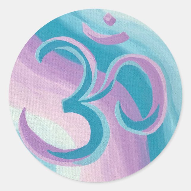 Redonda Om Pegatina (Anverso)