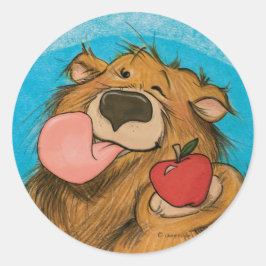 Redonda Oso de viento de Apple / Pegatina