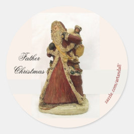 REDONDA PADRE CHRISTAS PEGATINA
