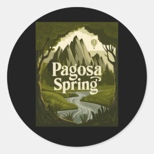 Redonda Pagosa Springs - Un Oasis Escondido! Pegatina