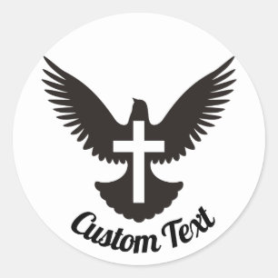 Redonda Palo con Pegatina redondo clásico