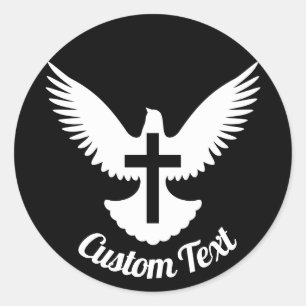 Redonda Palo con Pegatina redondo clásico