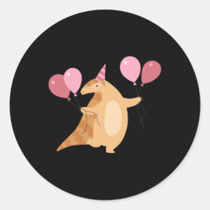 Redonda Pangolin celebra al Pegatina