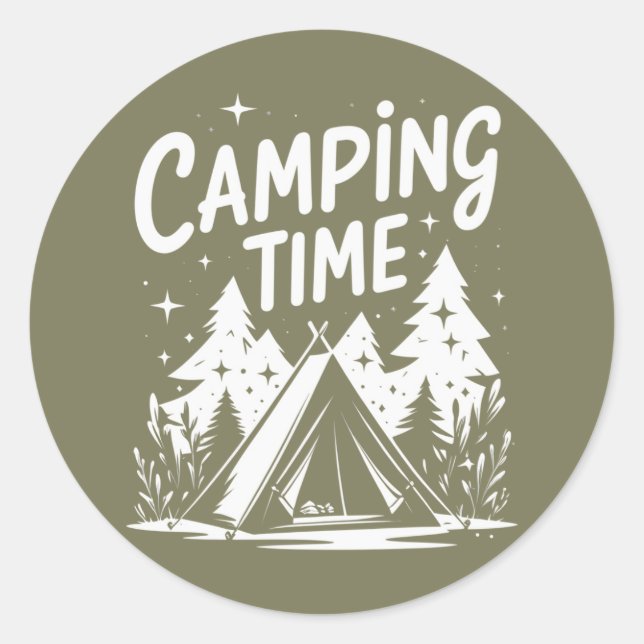 Redonda Paquete Pegatina de aventura (Anverso)