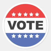 Paquete Pegatina de voto