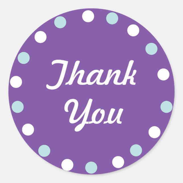 Redonda pegatina (Anverso)