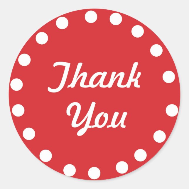 Redonda pegatina (Anverso)